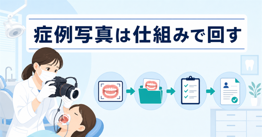 歯科医院が症例写真を撮る・管理する仕組み作り｜スタッフ運用のコツ