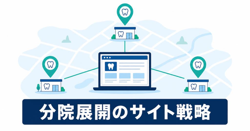 分院・複数医院を展開する歯科医院のホームページ戦略｜1サイトか統合かの判断とSEO・運用設計