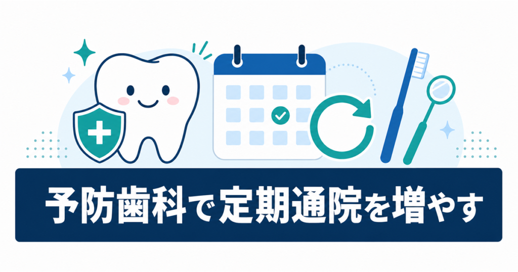 予防歯科・メインテナンスをアピールするホームページ制作のポイント｜定期通院を増やす見せ方